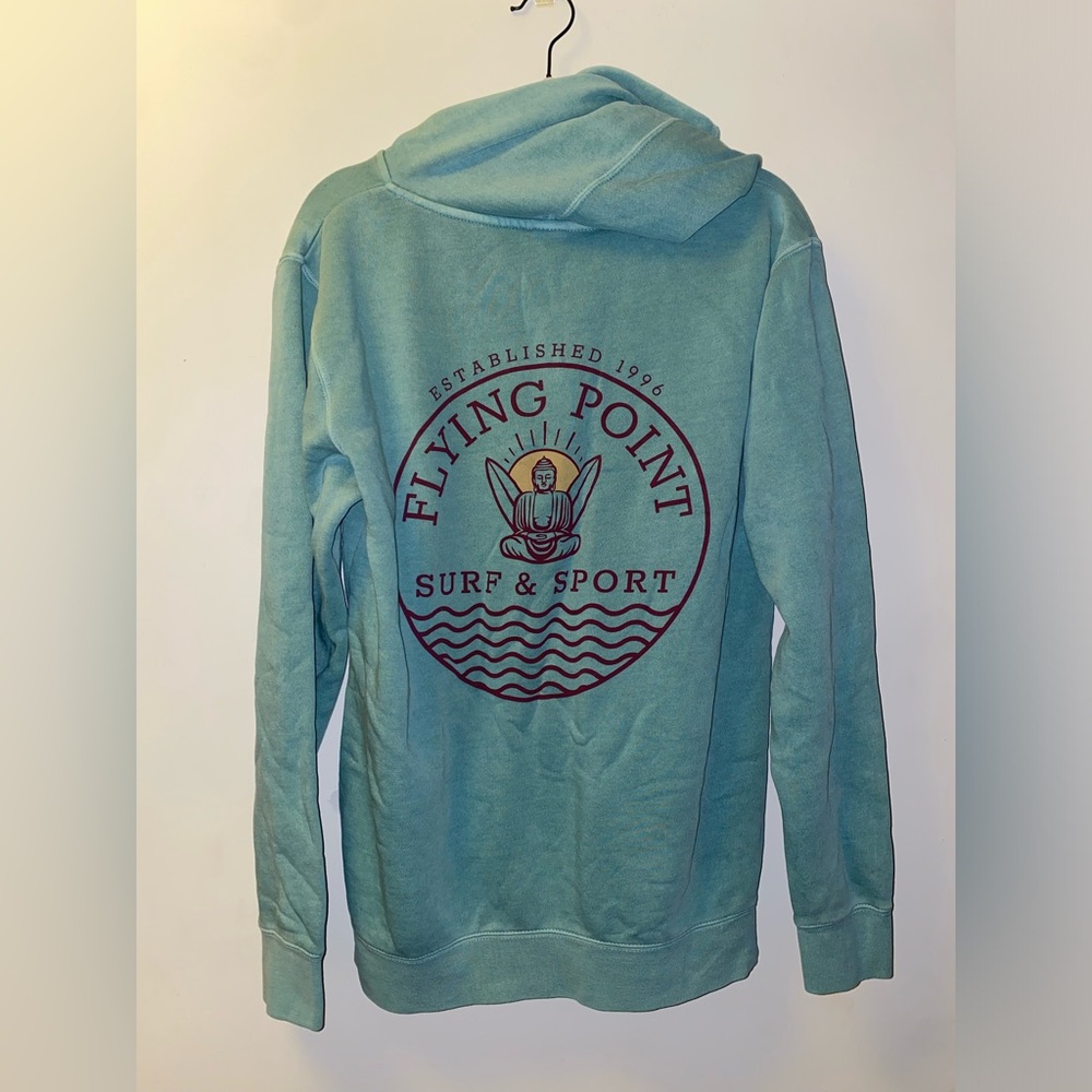 NEW Flying Point Surf x Jetty Mint Hoodie (US M) 💚